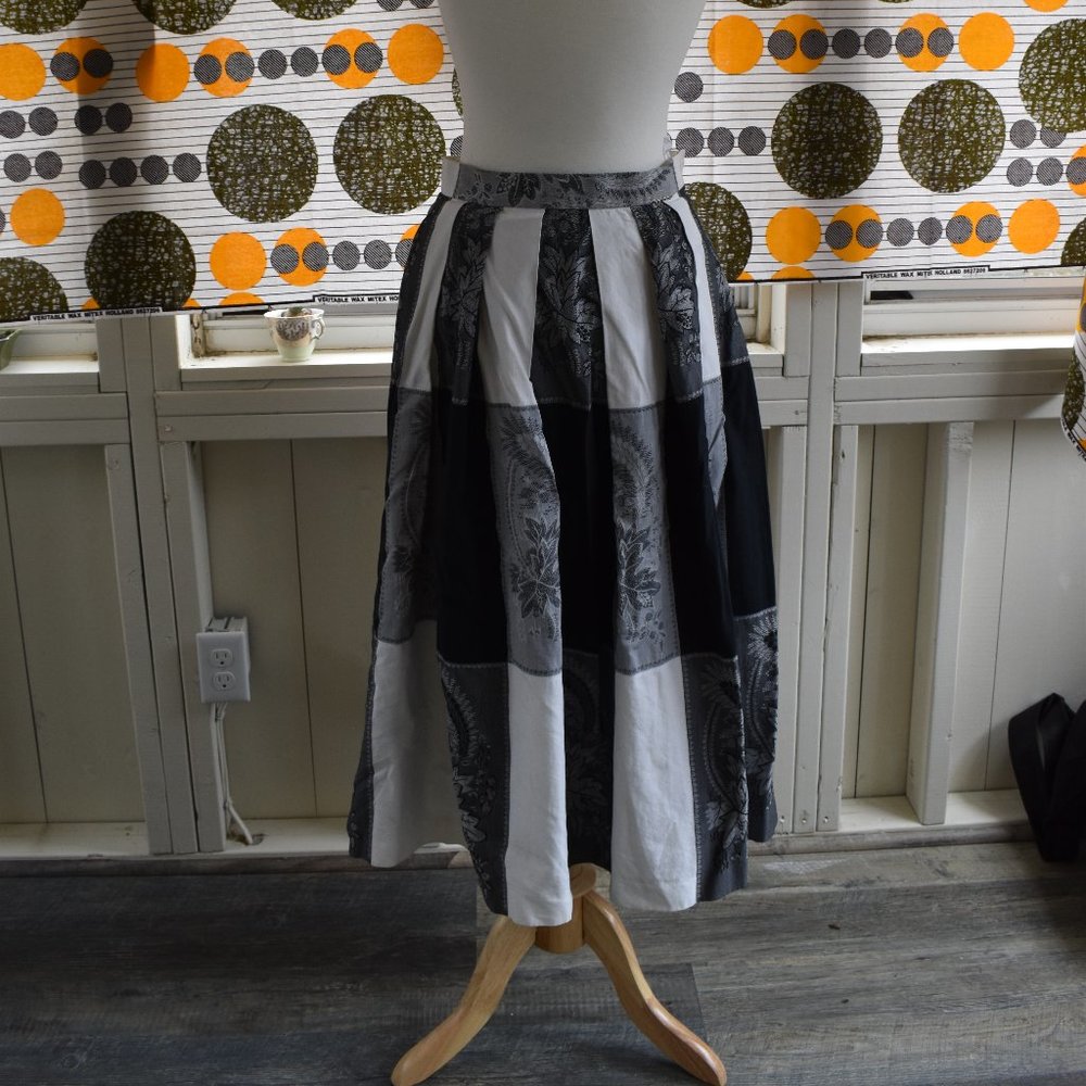 Geiger Austria Skirt Cotton/Linen Pleated A-Line